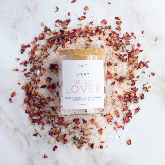 Hello Lover - Ginger & Patchouli Bath Salts